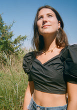 Load image into Gallery viewer, Backwards Gold Lock Necklace