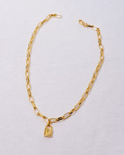 Load image into Gallery viewer, Thoughts of You Padlock Gold Necklace
