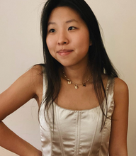 Load image into Gallery viewer, Backwards Gold Lock Necklace