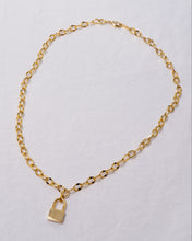 Load image into Gallery viewer, Thoughts of You Linked Lock Necklace