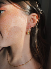 Load image into Gallery viewer, Backwards Padlock Earrings