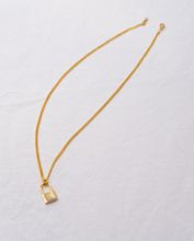 Load image into Gallery viewer, Thoughts of You Simple Lock Necklace