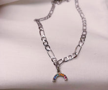 Load image into Gallery viewer, Someone to Count on Silver Rainbow Necklace
