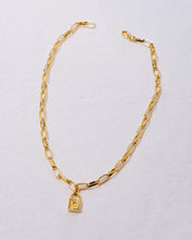Load image into Gallery viewer, Thoughts of You Padlock Gold Necklace
