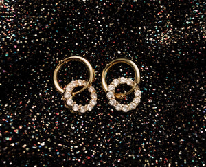 You Gold Circle Hoops