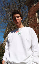 Load image into Gallery viewer, Roses White Unisex Sweatshirt
