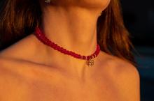 Load image into Gallery viewer, Memory Pink Candy Beaded Choker
