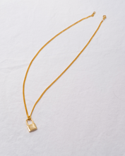 Load image into Gallery viewer, Thoughts of You Simple Lock Necklace

